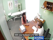 Fakehospital Married Wife With Fertility Problem Has Vagina Examined And Fucked By The Doctor