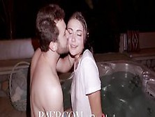 Baeb Hot Tub Fucking With Sexy Brunette (James Deen,  Adria Rae)