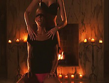 Two Gorgeous Lesbians Are In The Dungeon,  Fucking One Another