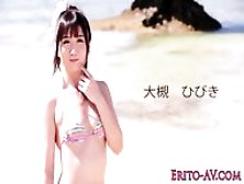 Squirting Japanese Beach Babes In Bikinis
