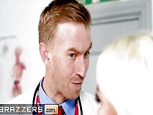 (Gina Varney) Give Her Doctor A Sloppy Fellatio Showing Him That Drool Can Be Good For Sex - Brazzers