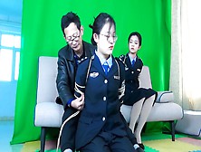 Two Asian Policewomen In Trouble