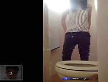 Hot Girl Uses Toilet Voyeur