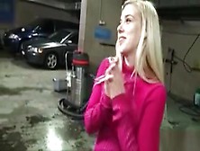 Amateur Eurobabe Ellen Fucked In The Parking Lot For Money