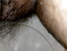 Close-Up View Of My Anus While Shitting