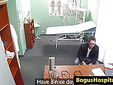 Guy Pussyfucks Nurse To Give A Sperm Sample
