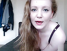 British Teen Fucks Her Arse With A Dildo And Gapes.  Lots Of Dirty Talk