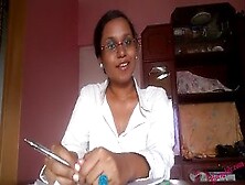 Naughty Indian Teacher Tests Desi Girl With Big Ass In Hot Roleplay