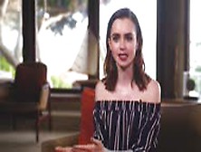 Lily Collins In Shape Magazine: Behind The Scenes (2015)