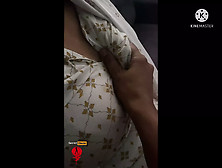 Indian Girl Press Her Hot Boobs And Nipples With Hindi Audio