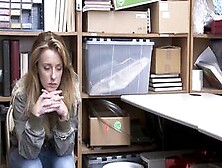 Corrupt Policeman Fucks A Hot Blonde In His Office