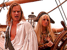 Busty Blonde Pirate And The Horny Captain Fucking