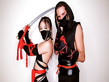 Lulu Chu & Tyler Nixon In Ninja's Trick