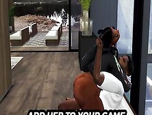 Black Thot Getting Her Gigantic Butt Boned By Step Brother