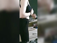 Step Sister Sneaky Screwed With Step Brother Into Her Milf's Laundry Room