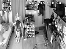 Young Woman And Old Man Ip Cam