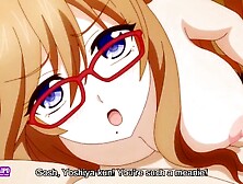 Busty Glasses Babe Gets Her Doggystyle Position With Her Lover Anime Hentai 1080P