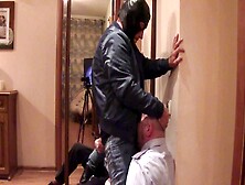 Intense Bdsm Session - Dominant Skinhead With An Impressive Manhood Ravages Policeman's Throat