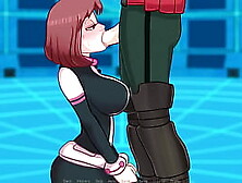 Hero Sex Academia - (Pt 06) - Another Oral Sex In The Training Room