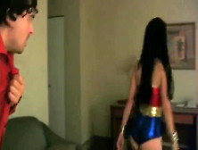 Superheroine Lady Wonder In A Trap