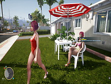 Sunbaycity Hentai Game Bikini Walk In The City In Gta Parody