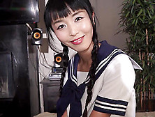 Asian Roommate Marica Hase Drops Her Uniform To Be Fucked Good