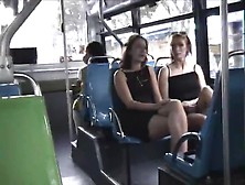 Upskirts On A Bus