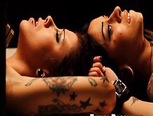 Submissive Lesbian Babes Restrained And Dominated Over