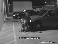Security Guard Blown By Slut In Parking Lot
