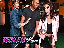 Recklessinmiami - Emily Willis Takes Michael Vegas & Ricky Johnson’S Rods