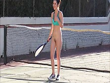 Bottomless Tennis Court