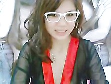Lovely Oriental Chick Pulls A Nice Masturbation Show On Web Cam