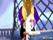 Beauty And The Beast Having Sex In The Castle! Xxx Toon Porn