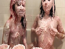 Daphne Dare And Alaska Zade Play With Frosting