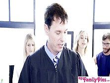 My Family Pies - Church Doxy Bangs Stepbrother Behind Dads Back! S1:e4