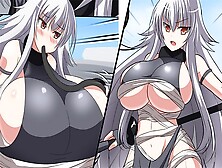 Shino And Mad Cow Scientist - Giantess Boobies Growth