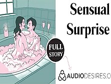 Romantic Dyke Bathtub Sex | Sexual Audio Story | Lgbtq+ Sex| Asmr Audio Porn For Girl