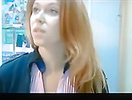 Russian Girl Masturbating At Work On Webcam