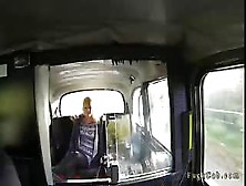 Blonde Amateur Gives Blowjob In Taxi