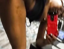 Ridin Sextoy In Public Gym Cunt (Upclose)