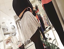 Sexy Girl In Super Mini Petticoat And Black Tights