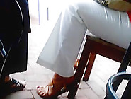 Sexy Outside Feet And Sandals.