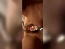 Bae Cougar Getting Both Holes Fuck With Glass Vibrators