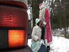Русское Порно Деды Морозы Трахают Снегурочку