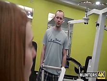 Young Superslut Fucks Stranger In Gym For Cash In Front Of Angry Boyfriend