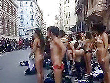 Nude Women Protest In Argentina -Colour Version
