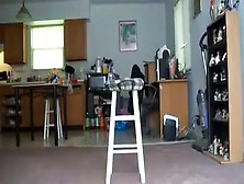 Watch My Lewd Webcam Friend Twerking Her Nude Caboose
