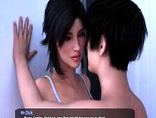 Milfy City - Sex Tape #11 Sneaky At Night Inside Stepsister Room - 3D Game
