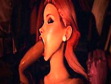 3D Jessica Rabbit Blow Bang On Huge Cock Players