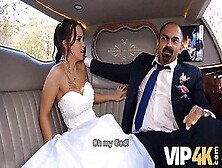 Watch Jenifer Mendez Get Her Ass Licked In A Limo By Her Wedding Ring-Wearing Husband